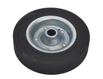 200x60 mm wiel met stalen velg voor neuswiel