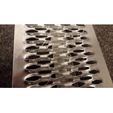 Oprijplaat staal 1 stuk - 2446x300x75 mm - 1100 kg