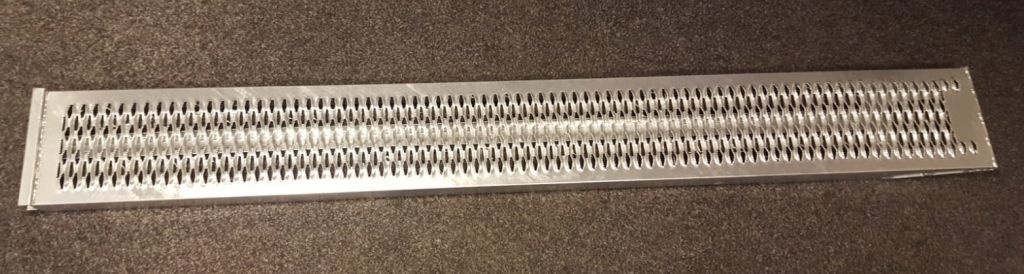 Oprijplaat staal 1 stuk - 2446x300x75 mm - 1100 kg