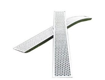 Set gebogen oprijplaten - ALU - 400 kg (150x20 cm)