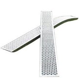 Set  gebogen oprijplaten - aluminium - 1000 kg (200x26 cm)