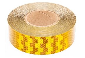 Tape - per meter - geel - harde ondergrond