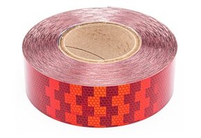 Tape - per meter - rood - harde ondergrond