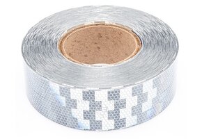 Tape - per meter - wit - harde ondergrond