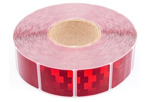Tape - 50 meter - rood - zachte ondergrond