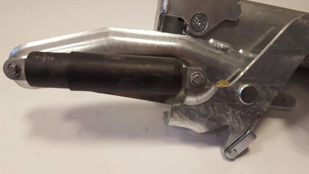 Complete Knott Oplooprem KF20 (2000 kg) V-dissel met neuswiel console