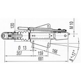 Oplooprem 251S (2600 kg) V-dissel