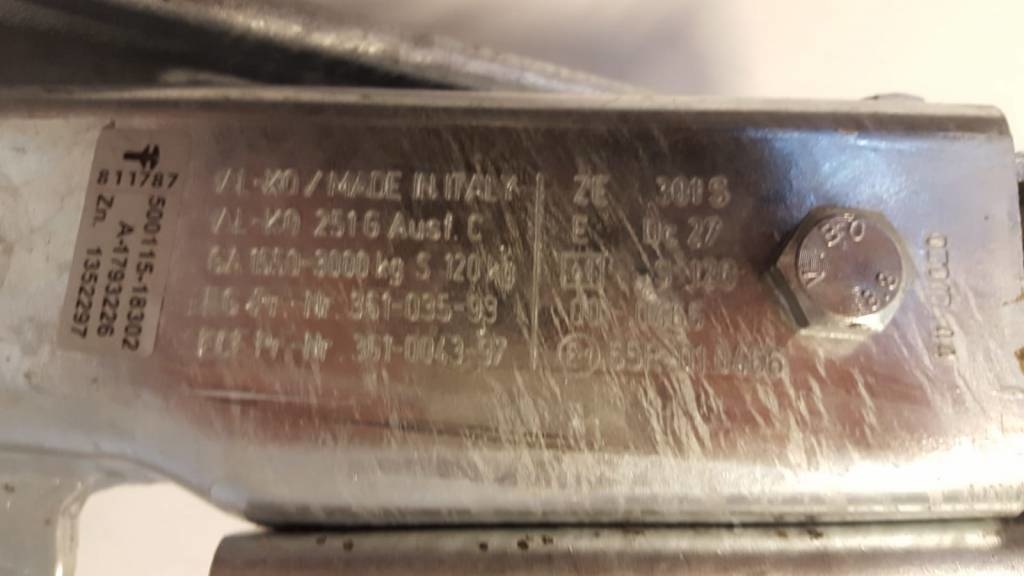 Oplooprem 251G (3000 kg) V-dissel