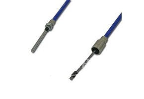 RVS remkabel  + M8 schroefdraad 1130/1340