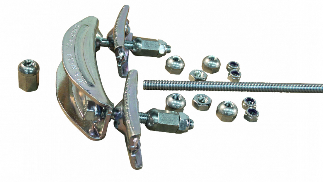 Remgarnituur Tandemas M10 2 mtr lengte draadeind compleet