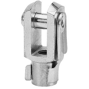 Gaffel met borgclip M10 x 20