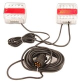 LED verlichtingsset op magneten met 7,5 meter hoofdkabel - 7 polig - ideaal voor bootrailers
