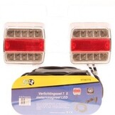 LED verlichtingsset op magneten met 7,5 meter hoofdkabel - 7 polig - ideaal voor bootrailers