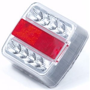 LED achterlicht klein formaat links 100x100x35 mm