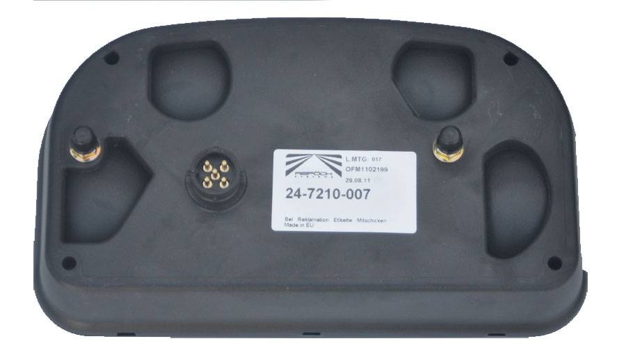 Aspock Multipoint 2 - Achterlicht - 24-7210-007 - 5 polig - Rechts met achteruitrijverlichting