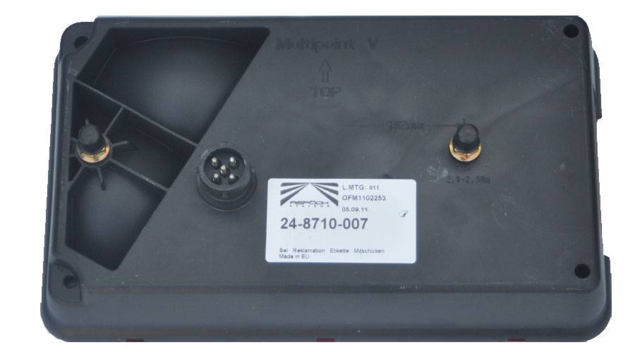 Aspock Multipoint 5 - rechts - inclusief achteruitrijverlichting - connector aansluiting