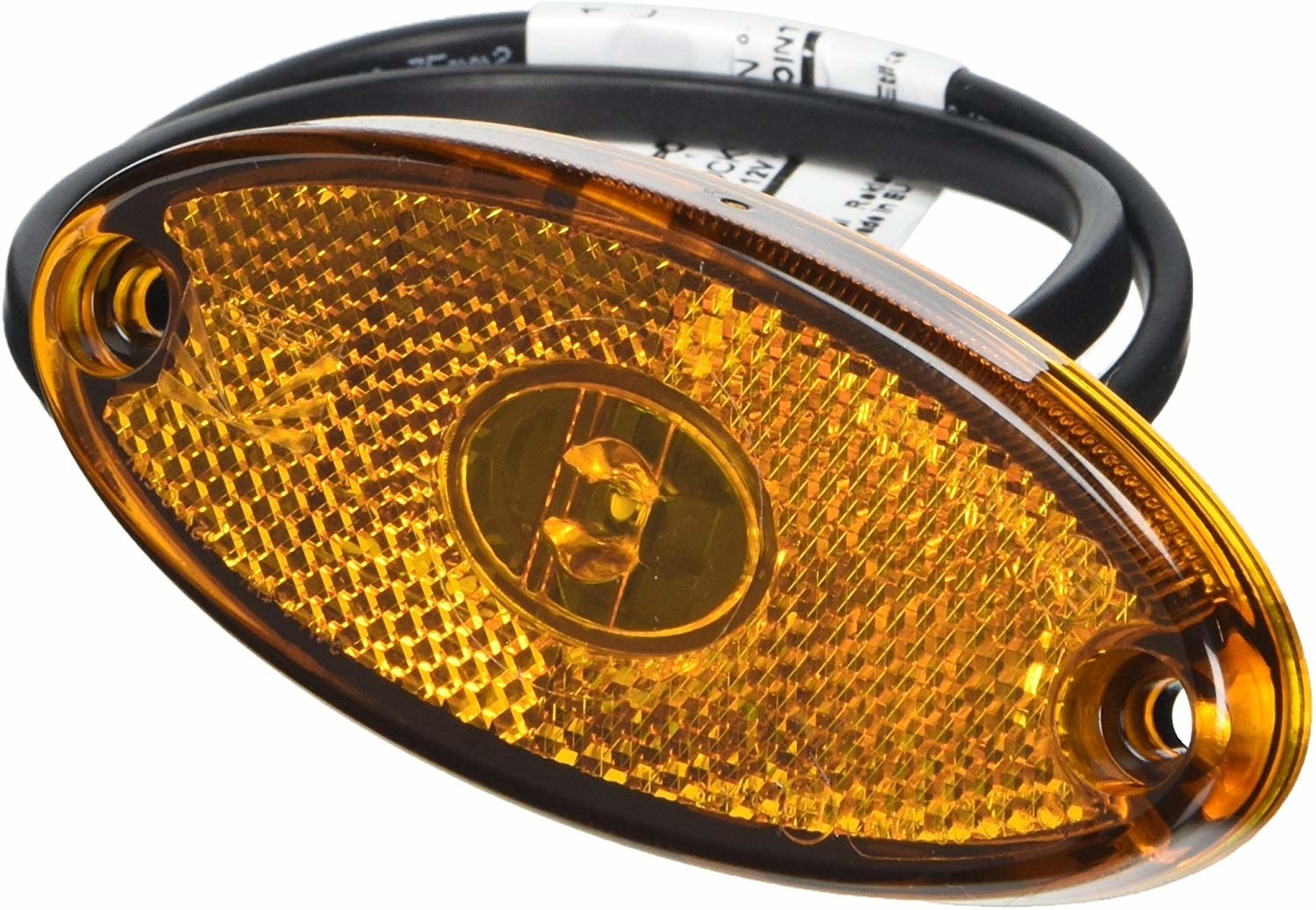 Aspock Flatpoint 2 - oranje/gele markeringslamp - connector aansluiting - LED