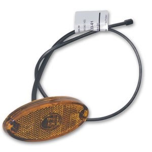 Aspock Flatpoint 2 - oranje/gele markeringslamp - connector aansluiting - LED