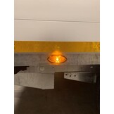 Aspock Flatpoint 2 - oranje/gele markeringslamp - connector aansluiting - LED