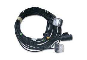 6,4 meter - 13 polig - 2x 5P - aftakkingen - Aspock