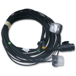 Aspock hoofdkabel - 6,4 meter lang - 13-polig - voorzien van 5-polige connectoren - inclusief voorgemonteerde markeringsverlichting