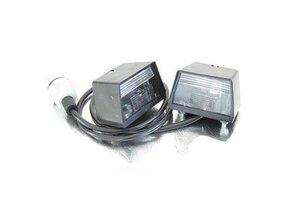 Nummerplaatverlichting PN 801 met ronde kabel ( 730 mm)met connector ( per stuk)