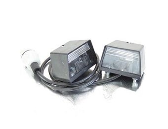 Nummerplaatverlichting PN 801 met ronde kabel ( 730 mm)met connector ( per stuk)