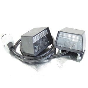 Nummerplaatverlichting PN 801 met ronde kabel ( 730 mm)met connector ( per stuk)