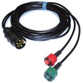 Radex hoofdkabel - 3,5 meter lang - 7-polig - voorzien van 2x 5-polige connector