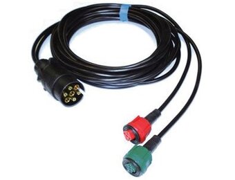 5 meter - 7 polig - 2x 5P - Radex