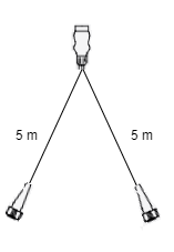 Radex hoofdkabel - 5 meter lang - 7-polig - voorzien van 2x 5-polige connector