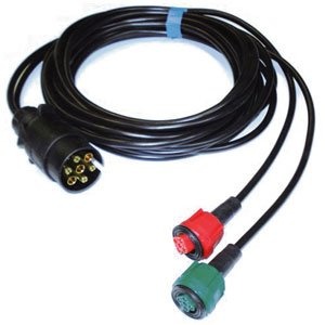 Radex hoofdkabel - 7 meter lang - 7-polig - voorzien van 2x 5-polige connector