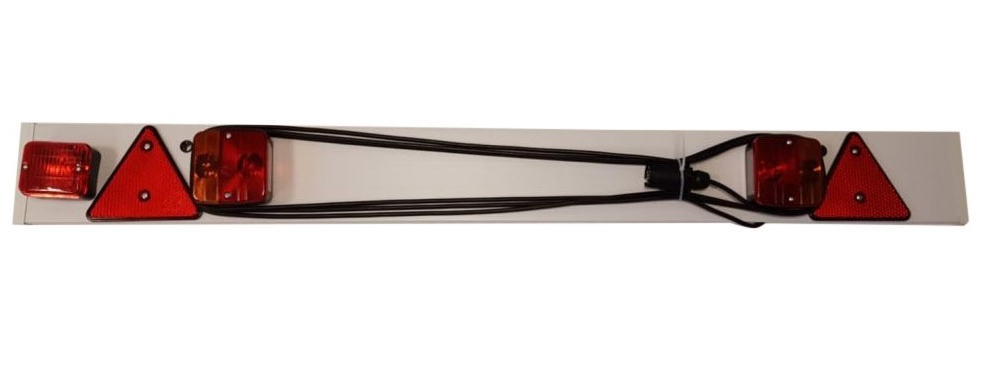 Complete verlichtingsbalk voor aanhanger met 6 meter kabel (breedte 1,37 meter)