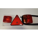 Complete verlichtingsbalk voor aanhanger met 6 meter kabel (breedte 1,37 meter)