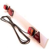 Complete lichtbalk voor aanhanger met 9 meter kabel - 122 cm - 7 polig
