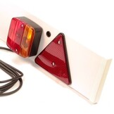 Complete lichtbalk voor aanhanger met 9 meter kabel - 122 cm - 7 polig