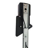 Uitschuifbare lichtbalk van metaal - 140 > 200 cm - inclusief reflectoren - 7 polig