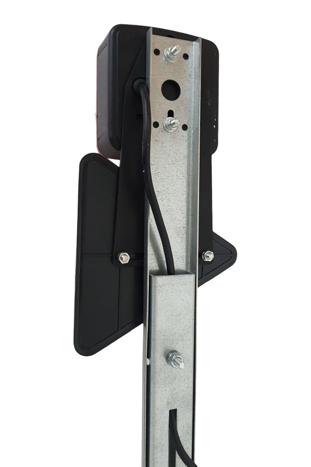 Uitschuifbare lichtbalk van metaal - 140 > 200 cm - inclusief reflectoren - 7 polig