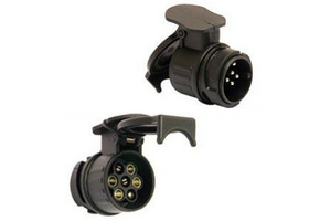 Verloopstekker - auto 13 polig > aanhanger 7 polig