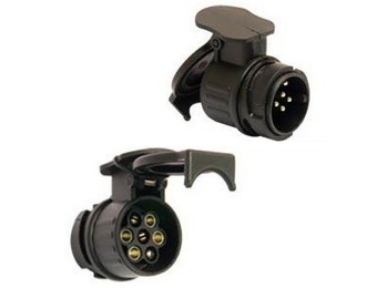 Verloopstekker - auto 13 polig > aanhanger 7 polig