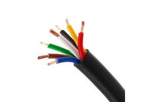 Kabel 7-aderig (1,00 mm²) per meter