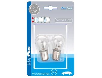 2x bol bajonet - 15D - 12V - 21/5 W