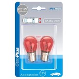 Set van 2 lampjes Oranje , Bol Bajonet 12V 21/W ( Oranje knipperlicht)