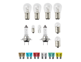 Reservelampenset H7 (16-delig)