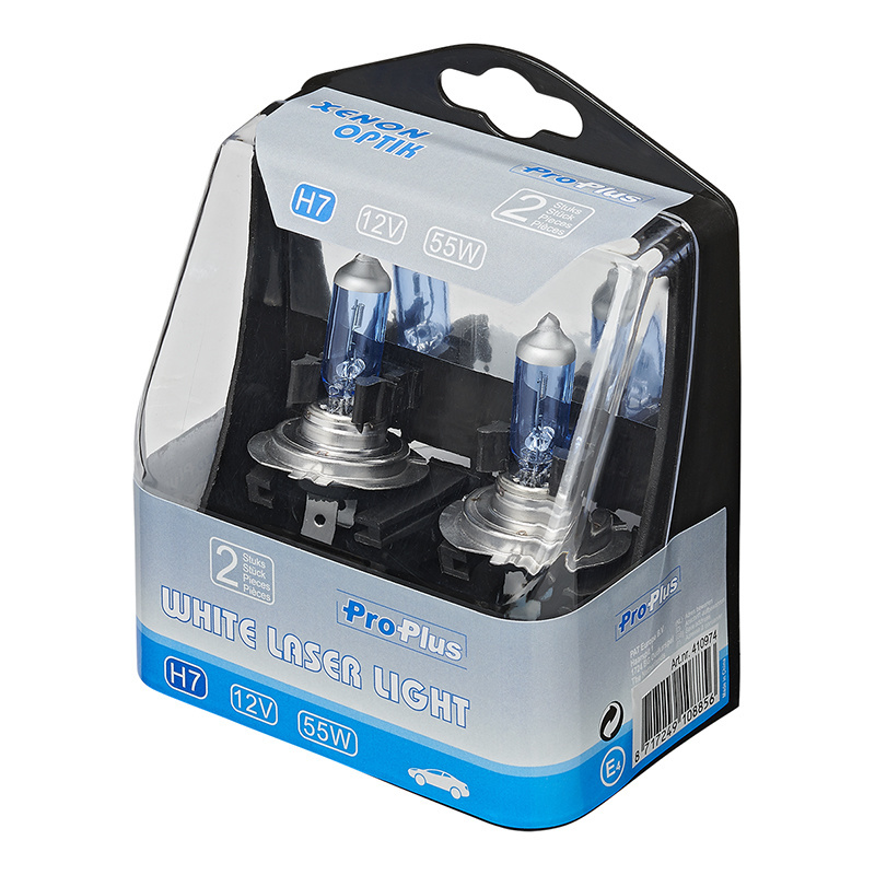 White Laser Light H7 autolamp 12V 55W (2 stuks) in Box