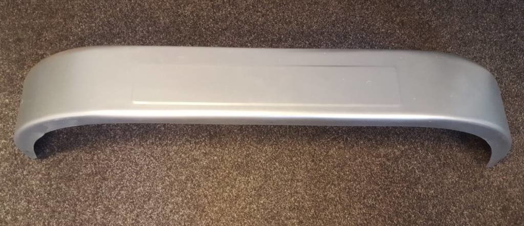 Spatbord metaal tandem 1520x220x380 mm