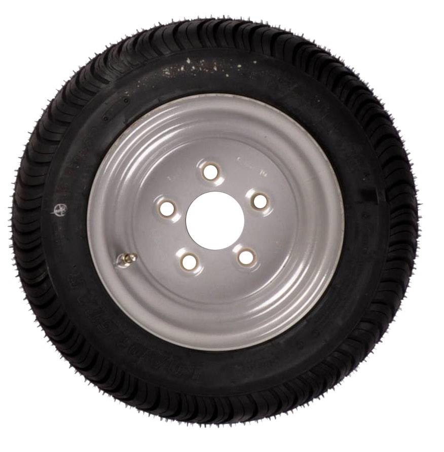 Compleet 10 inch wiel - 195/50B10 band + velg - mercedes steek: 5x112 - 750 kg - 8PR - 67 mm naafdiameter
