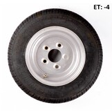 Compleet 10 inch wiel - 195/55R10C band + velg - mercedes steek: 5x112 - 750 kg - 10PR - 67 mm naafdiameter