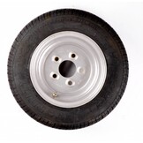 Compleet 10 inch wiel - 195/55R10C band + velg - mercedes steek: 5x112 - 750 kg - 10PR - 67 mm naafdiameter