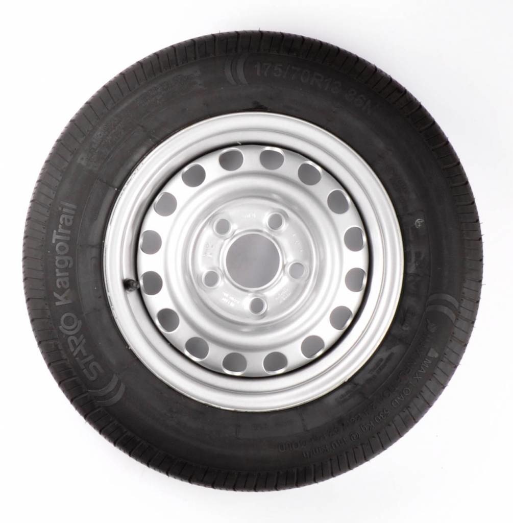 Compleet wiel 175R13C band + velg (steek 5x112) 730 kg Naafdiameter 67 mm